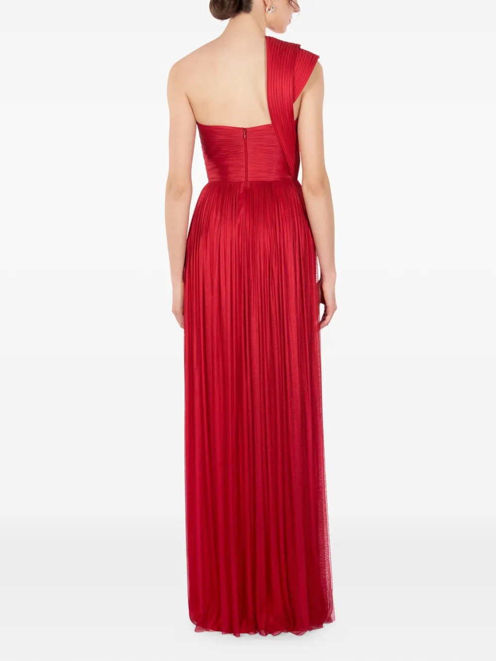 IMROSKA 21 asymmetrische maxi-jurk Rood