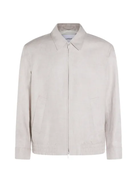 Lardini linen shirt jacket