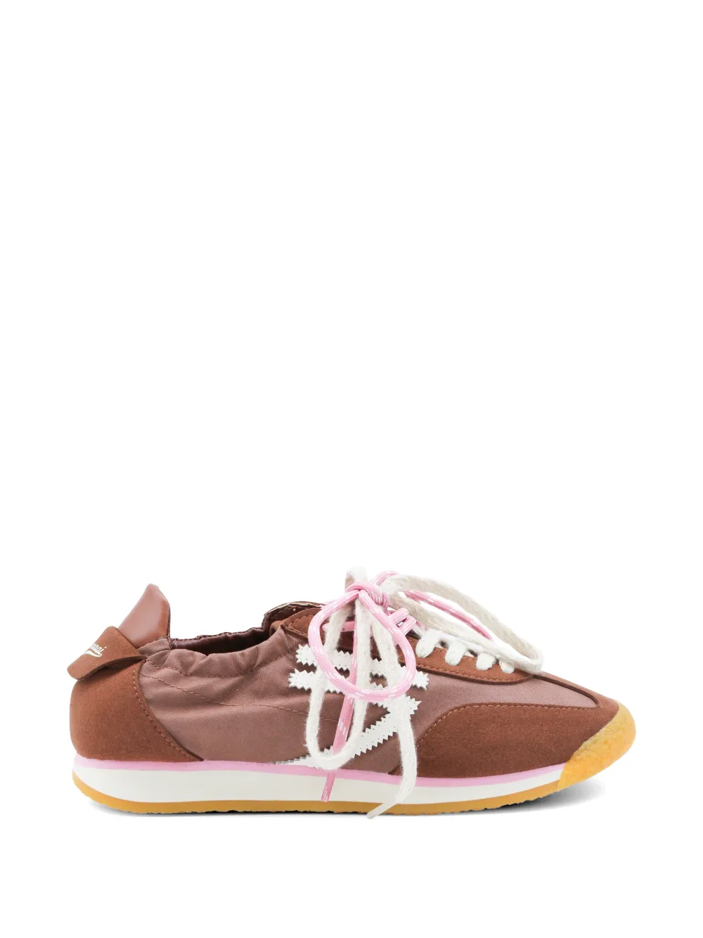 Puraai Sneakers met logo Bruin
