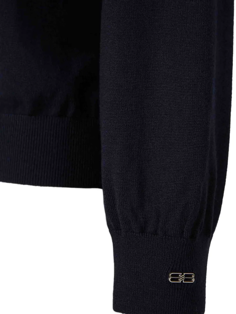 Balenciaga Trui met opstaande hals en lange mouwen Blauw