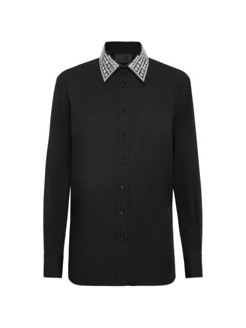 Philipp Plein Camicia con cristalli