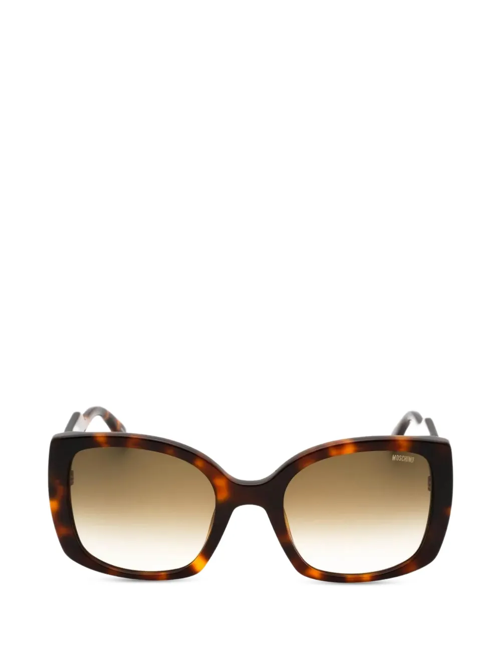 Moschino Occhiali da sole squadrati - Marrone