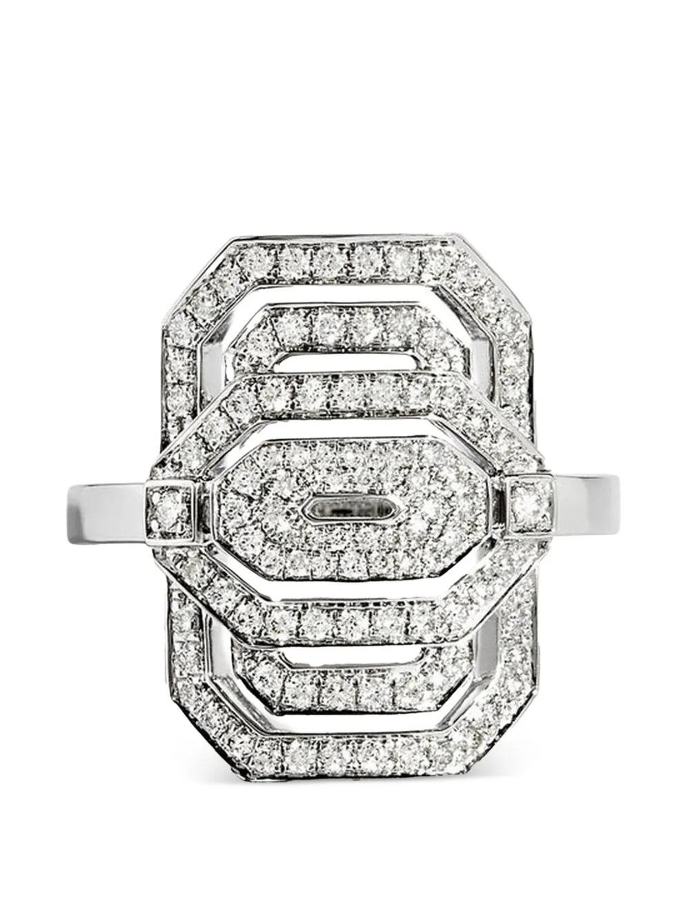 Statement Paris Diamonds Mini My Way Ring In Silver
