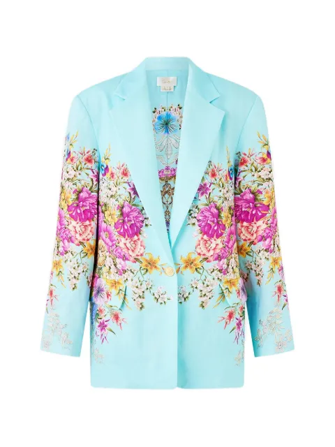 Camilla Boyfriend floral-pattern blazer