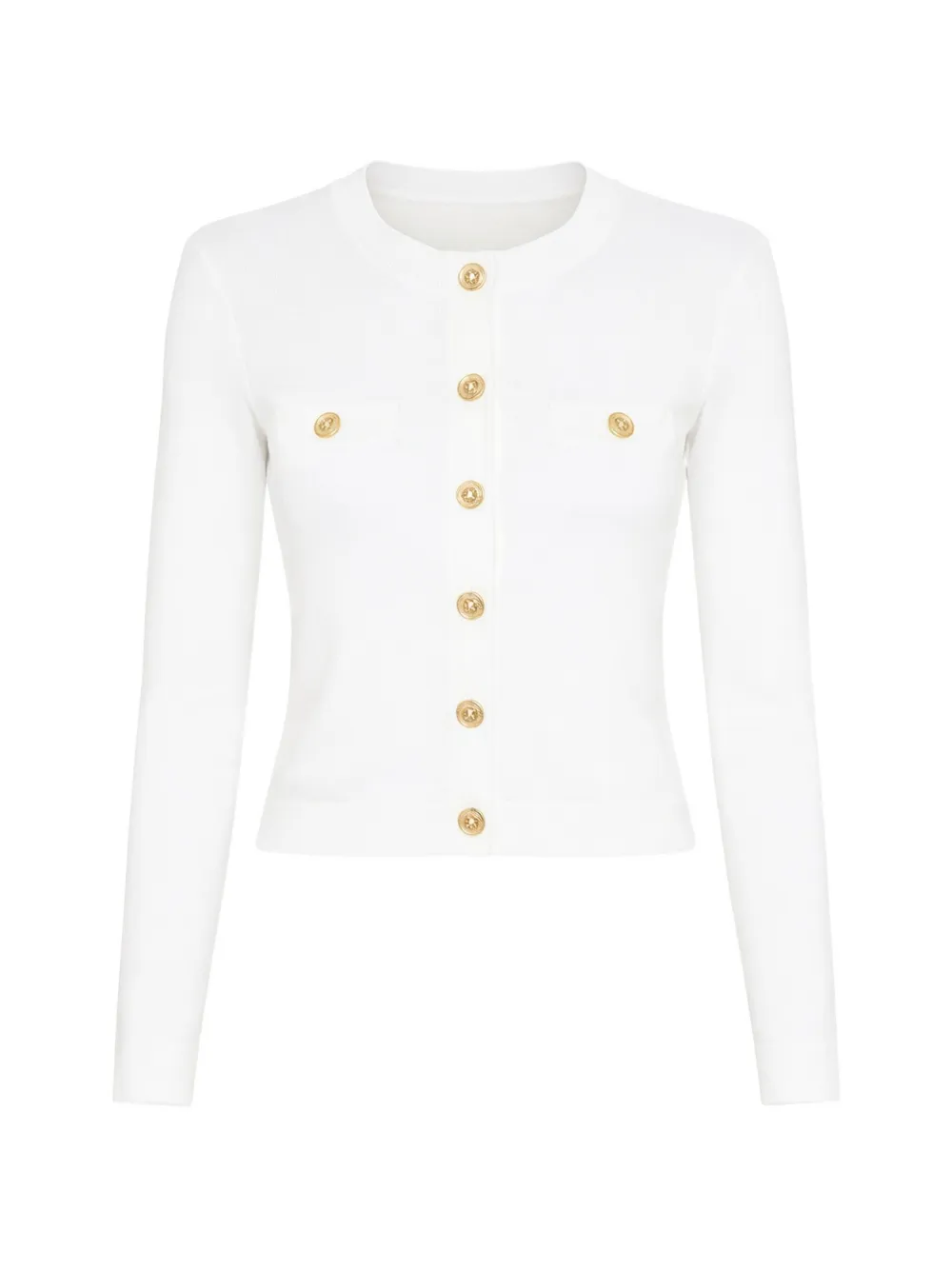 L'Agence Toulouse button cardigan - Bianco