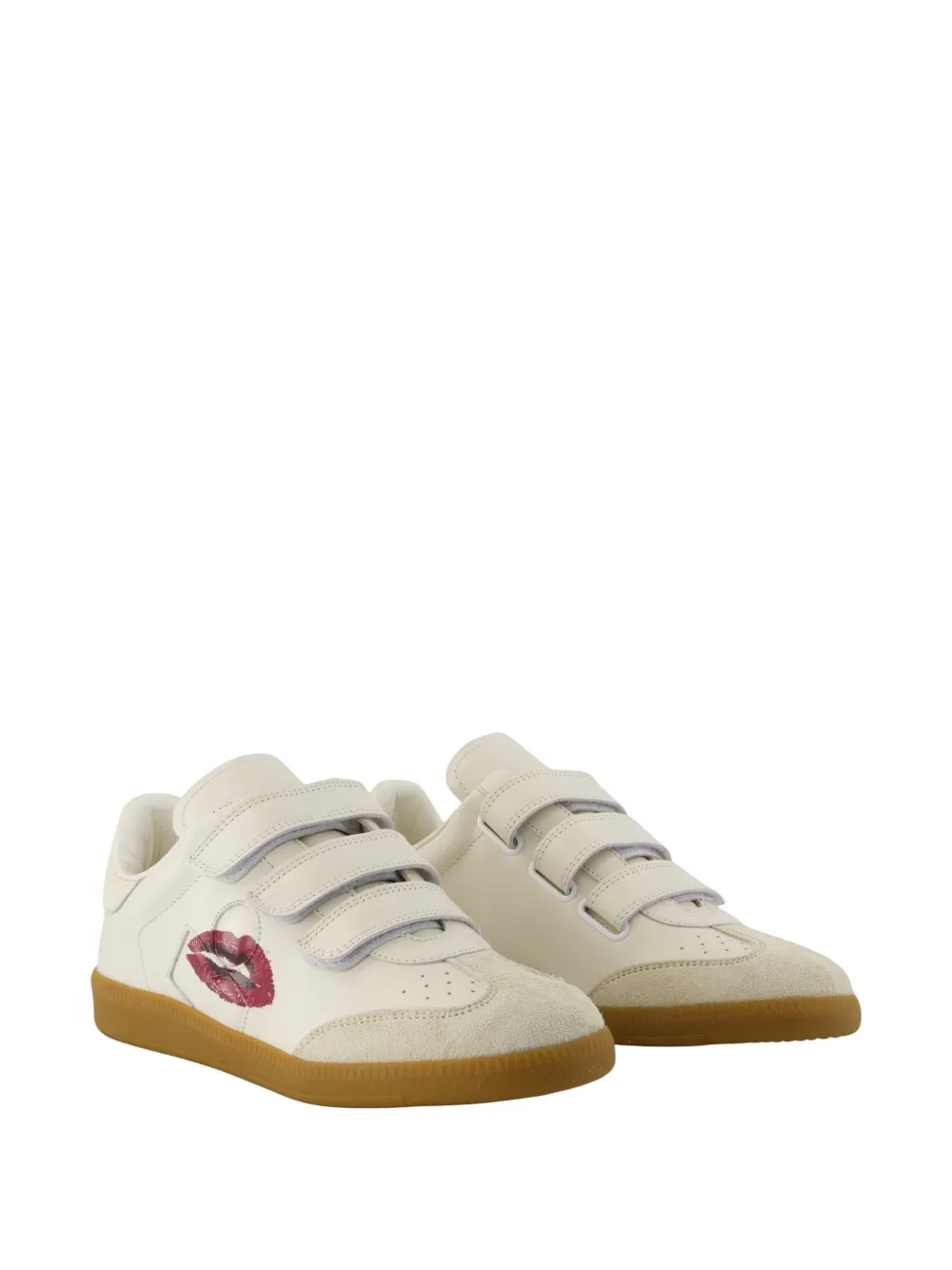ISABEL MARANT Beth Gb sneakers met klittenband Wit