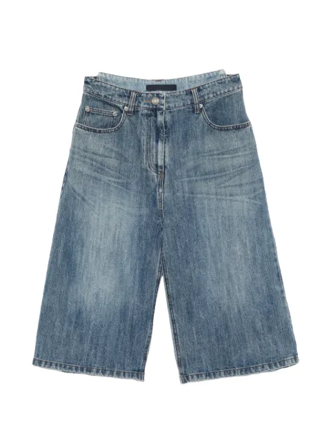 Juun.J panelled denim shorts