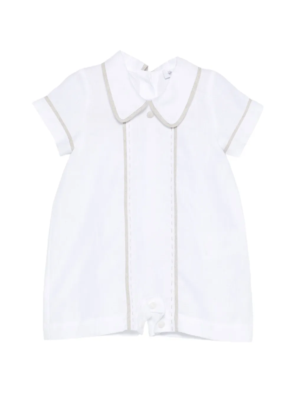 JESURUM BABY Trui met contrasterende afwerking Wit
