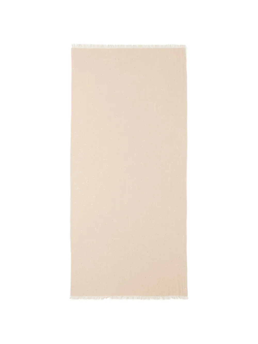 Peserico sequin fringed scarf - Toni neutri