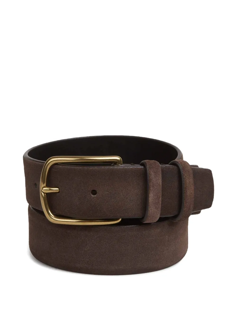 Officine Creative suede oval-buckle belt - Marrone