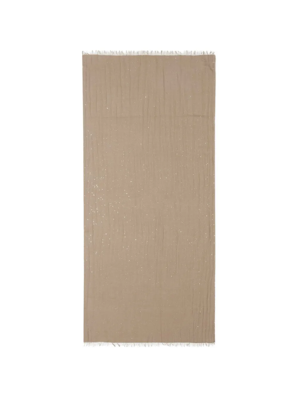  Peserico Sequin Fringed Scarf - Neutrals 