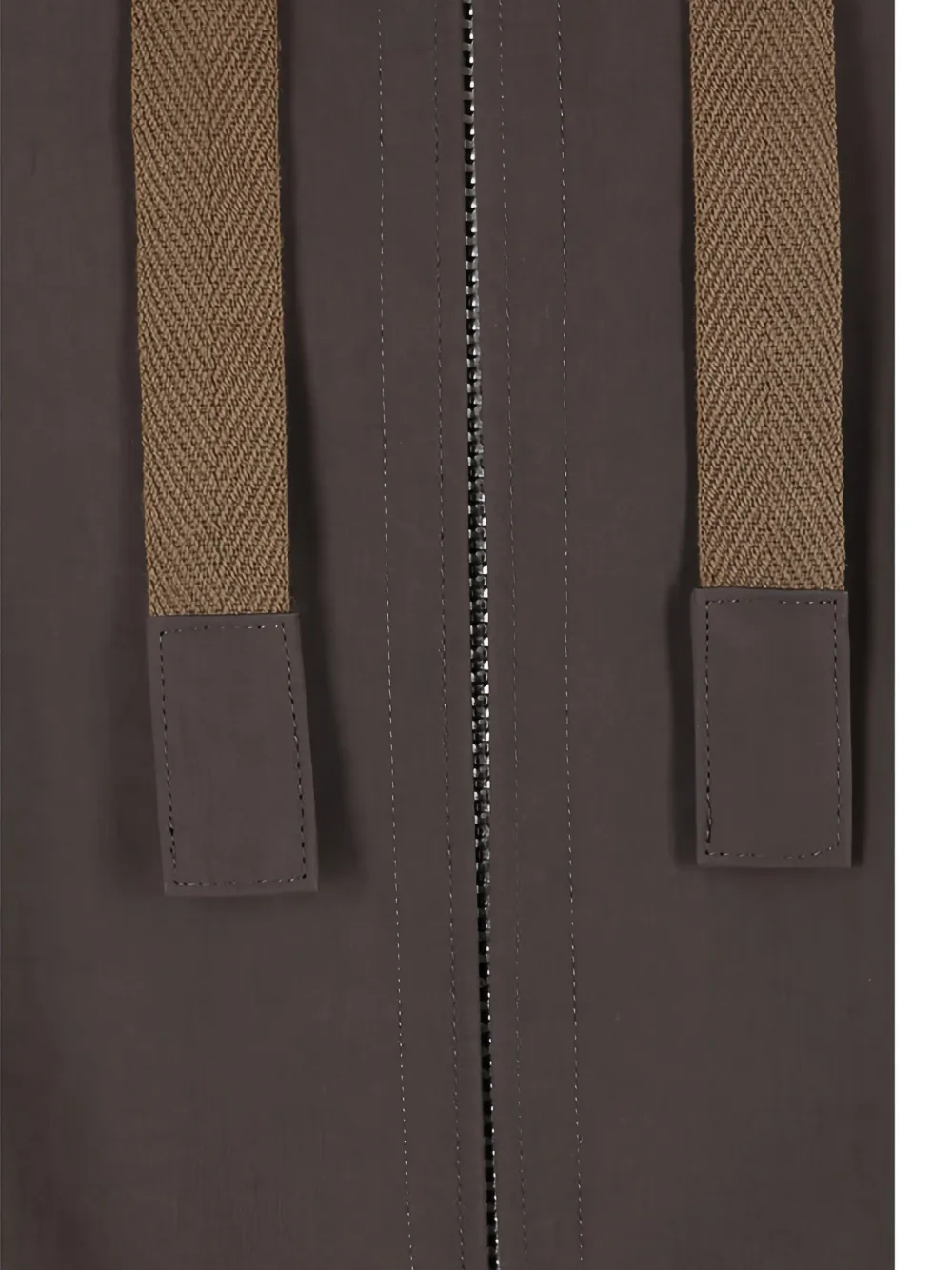 sacai Jack met opgestikte zak Bruin