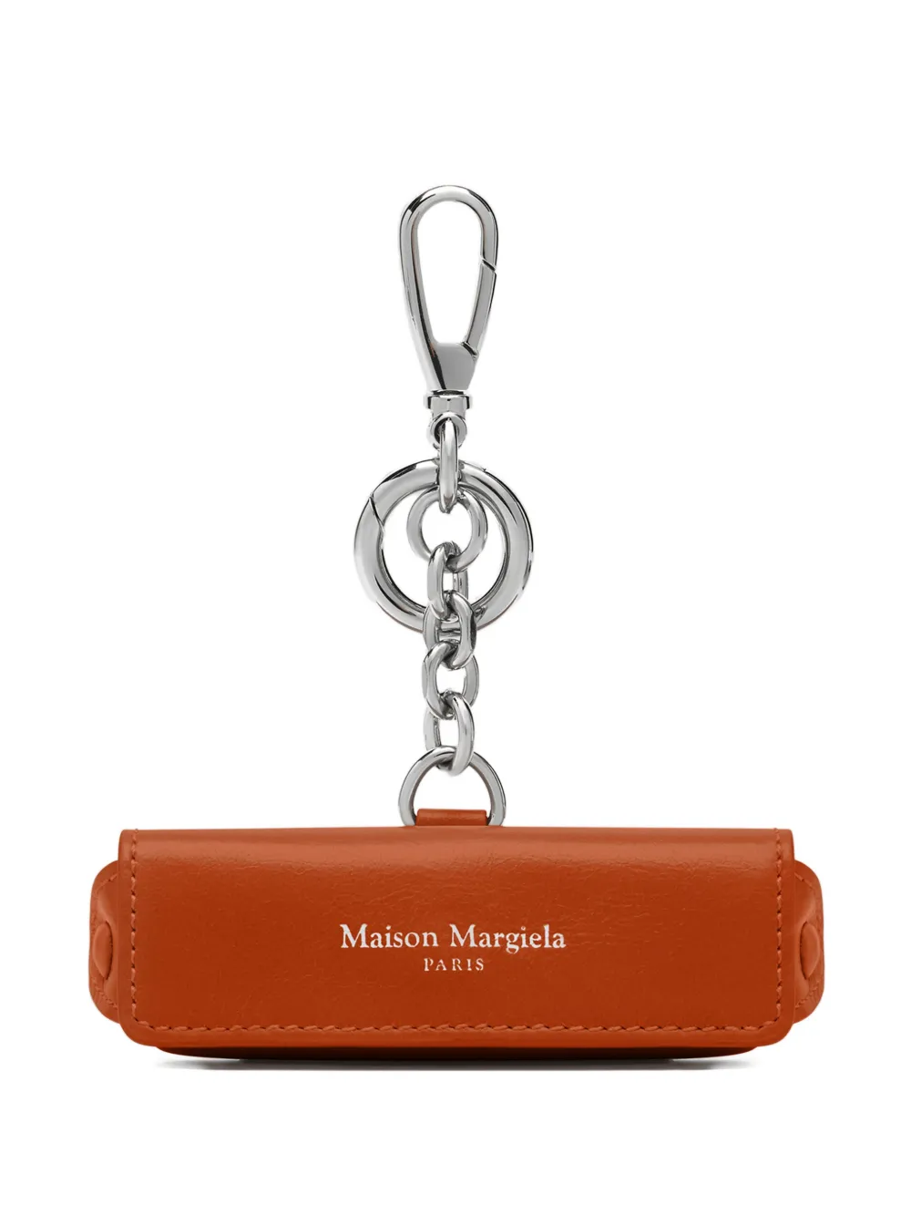 Maison Margiela logo-detail lipstick-holder charm - Arancione