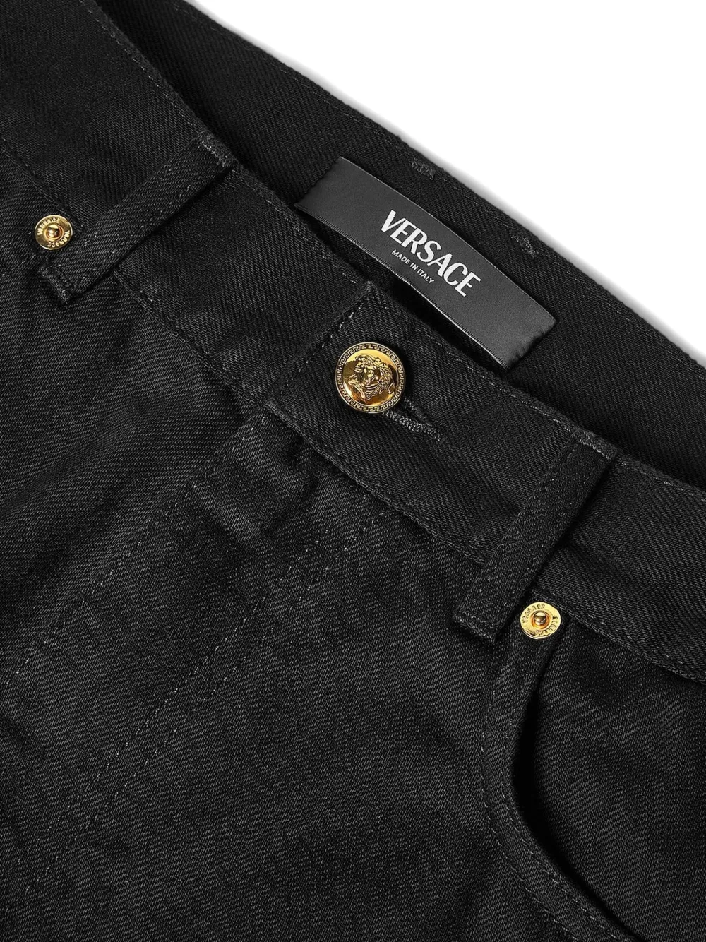 Versace Regular jeans Zwart