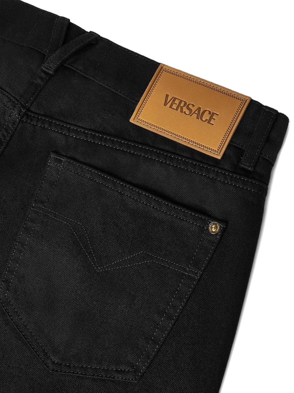 Versace Regular jeans Zwart