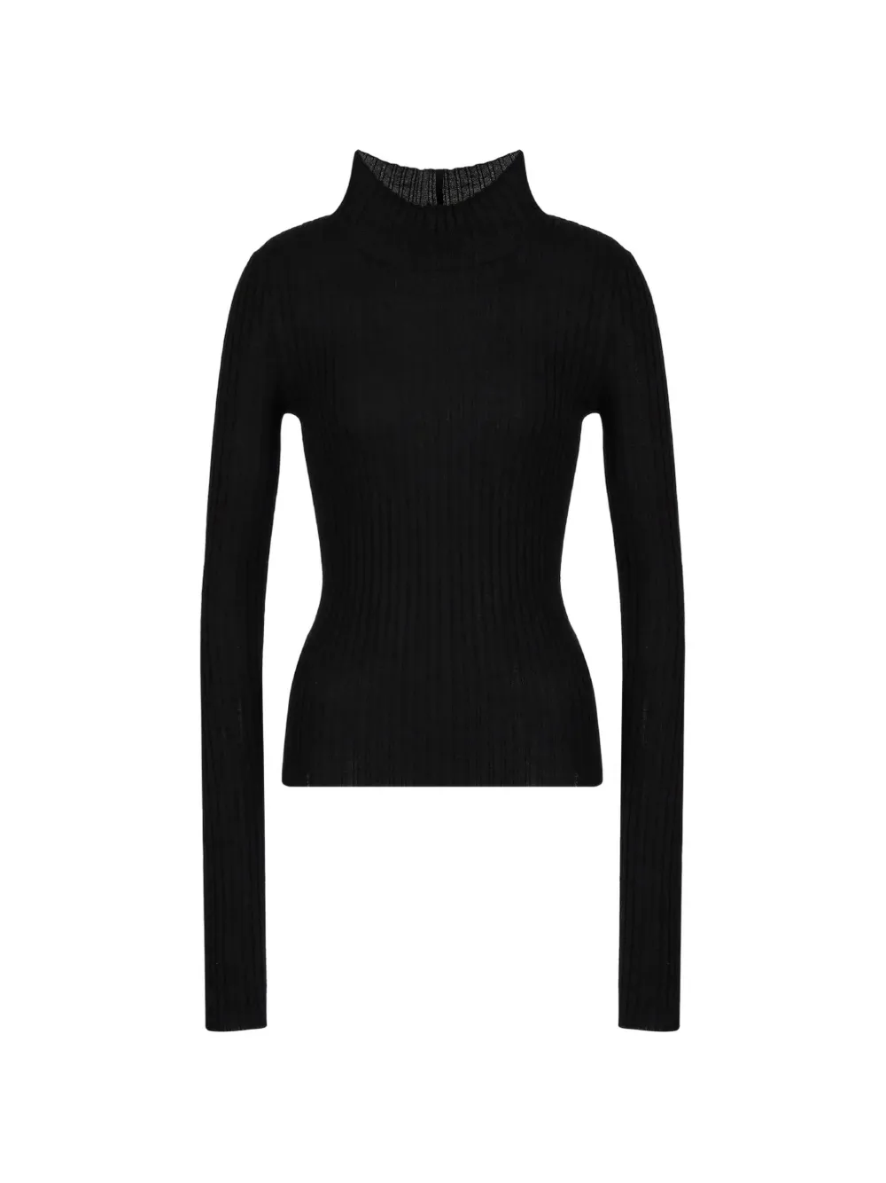 Giorgio Armani knitted roll-neck sweater - Nero
