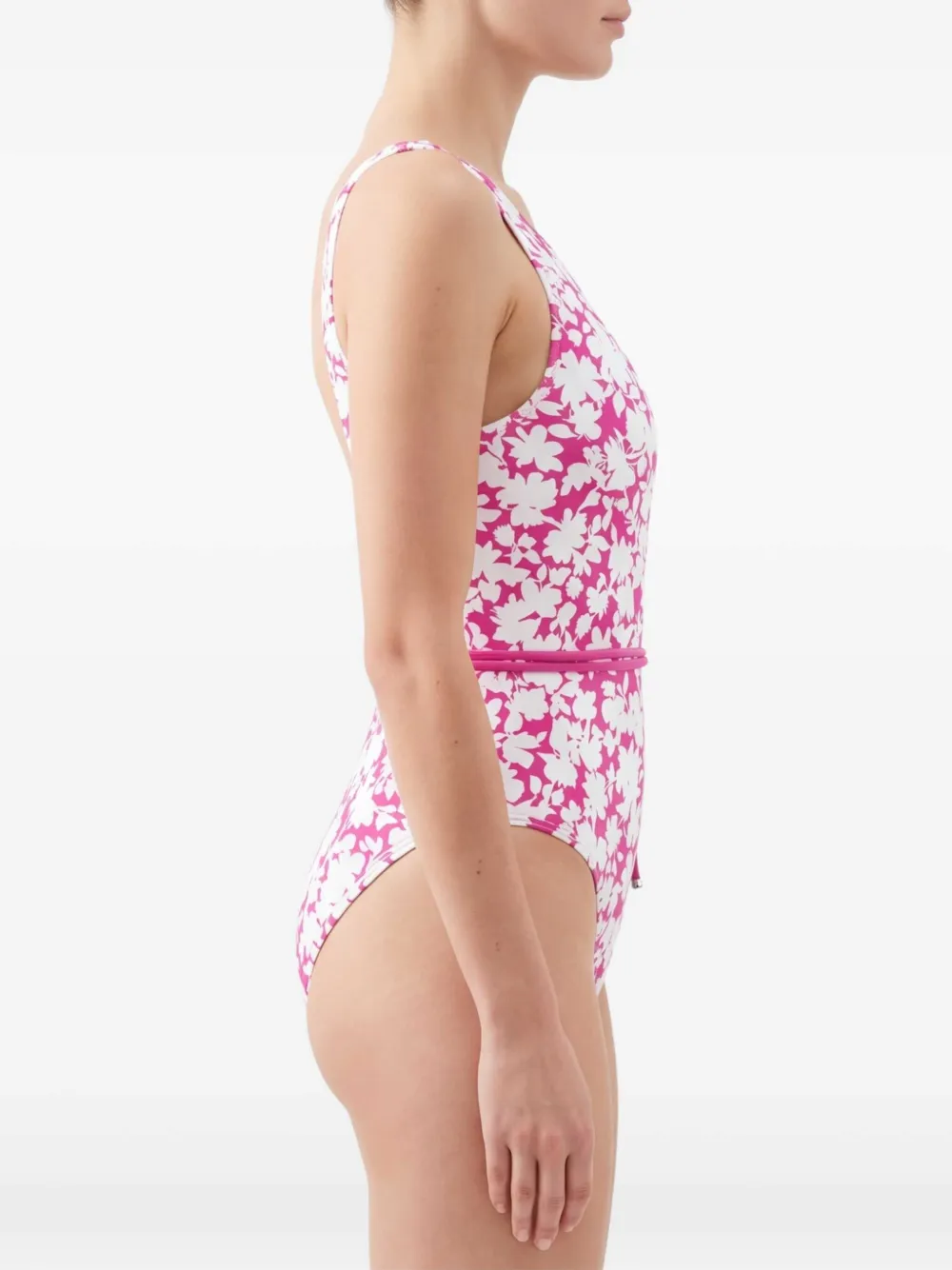 Michael Kors Badpak met bloemenprint Roze