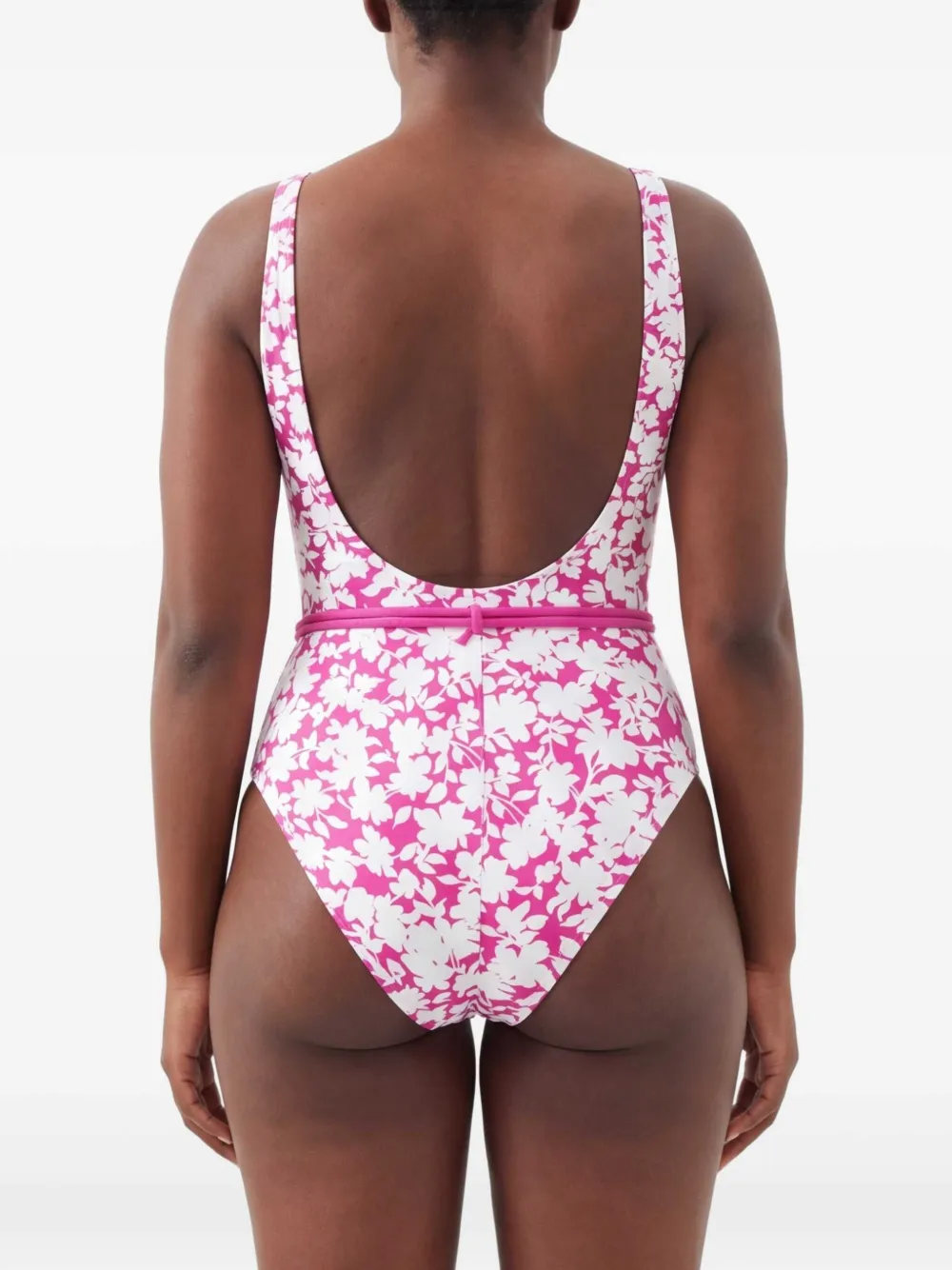 Michael Kors Badpak met bloemenprint Roze