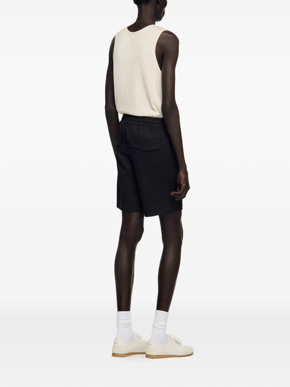 SANDRO New Gamma shorts met trekkoordsluiting Zwart
