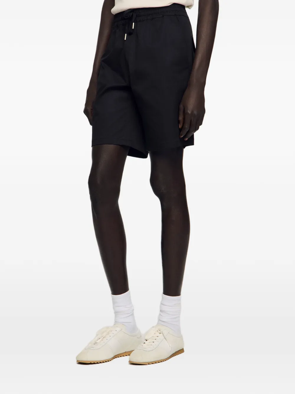 SANDRO New Gamma shorts met trekkoordsluiting Zwart