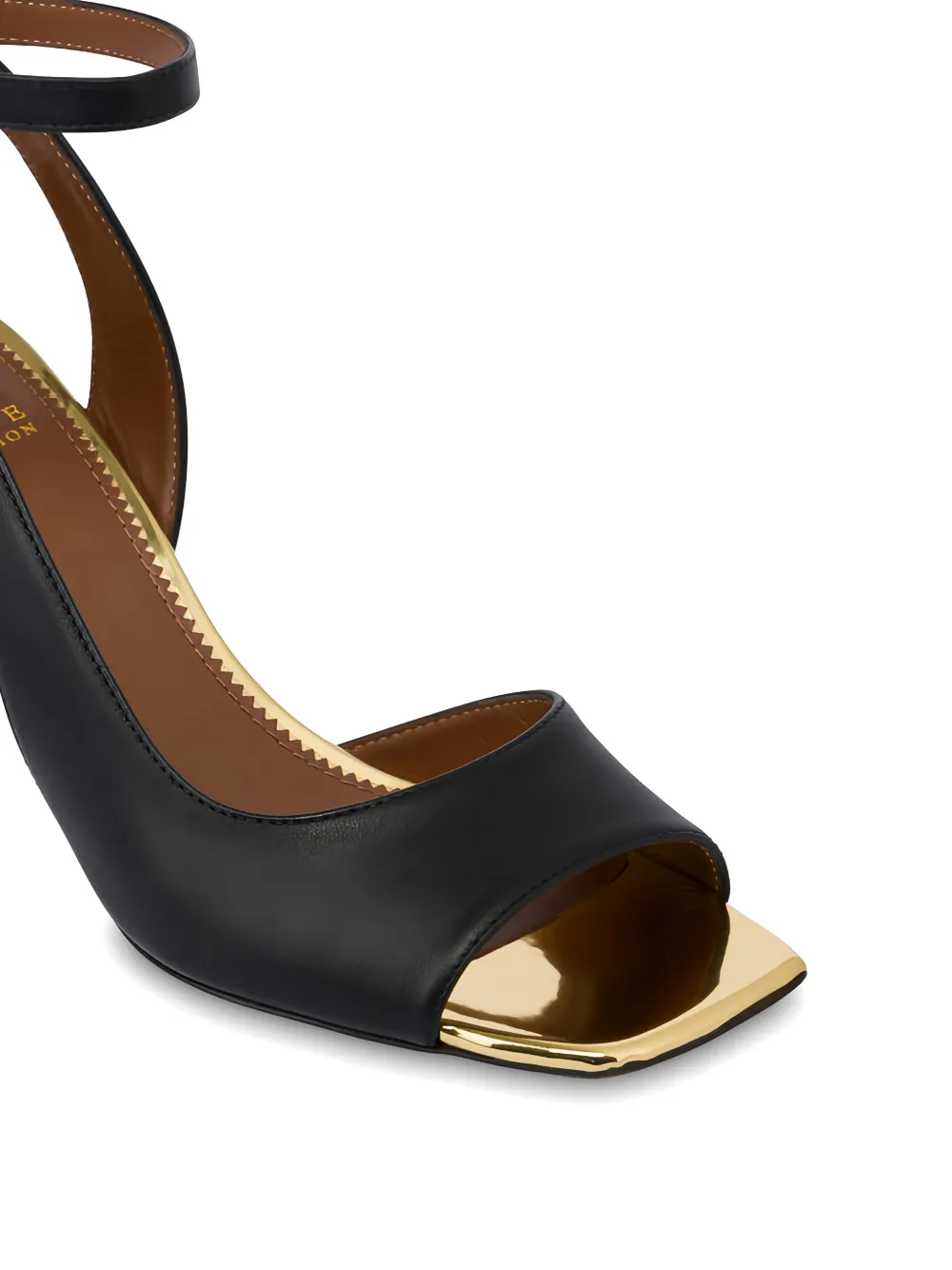 Pollini Muse sandalen met enkelbandje en hak Zwart