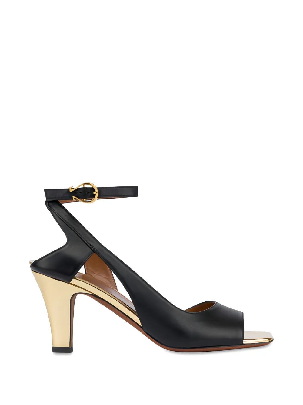 Pollini Muse ankle-strap heeled sandals - Nero