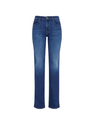 MOTHER ブーツカットデニム ダークブルー MOTHER The Runaway ブーツカットジーンズ | ブルー | FARFETCH JP