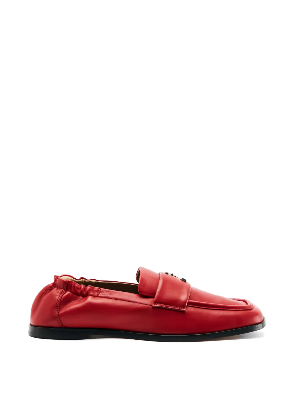 Patrizia Pepe square-toe loafers - Rosso