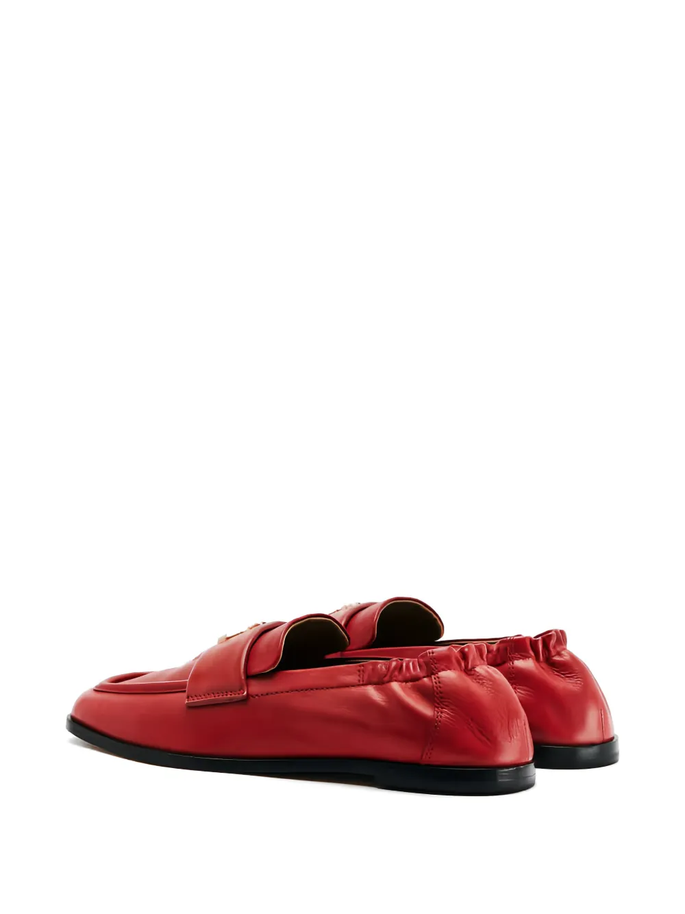Patrizia Pepe Loafers met vierkante neus Rood