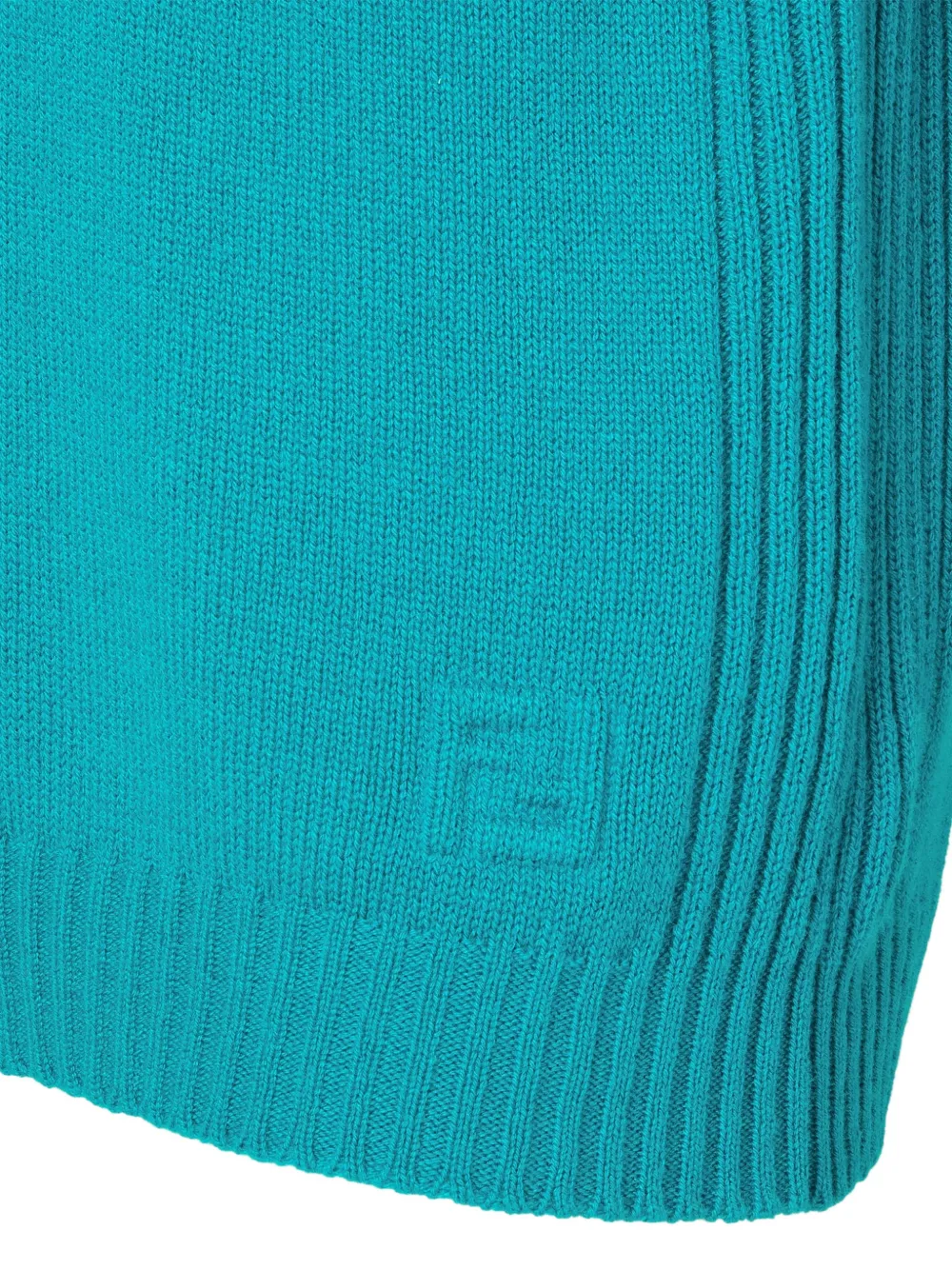 FENDI Hemd met V-hals Blauw