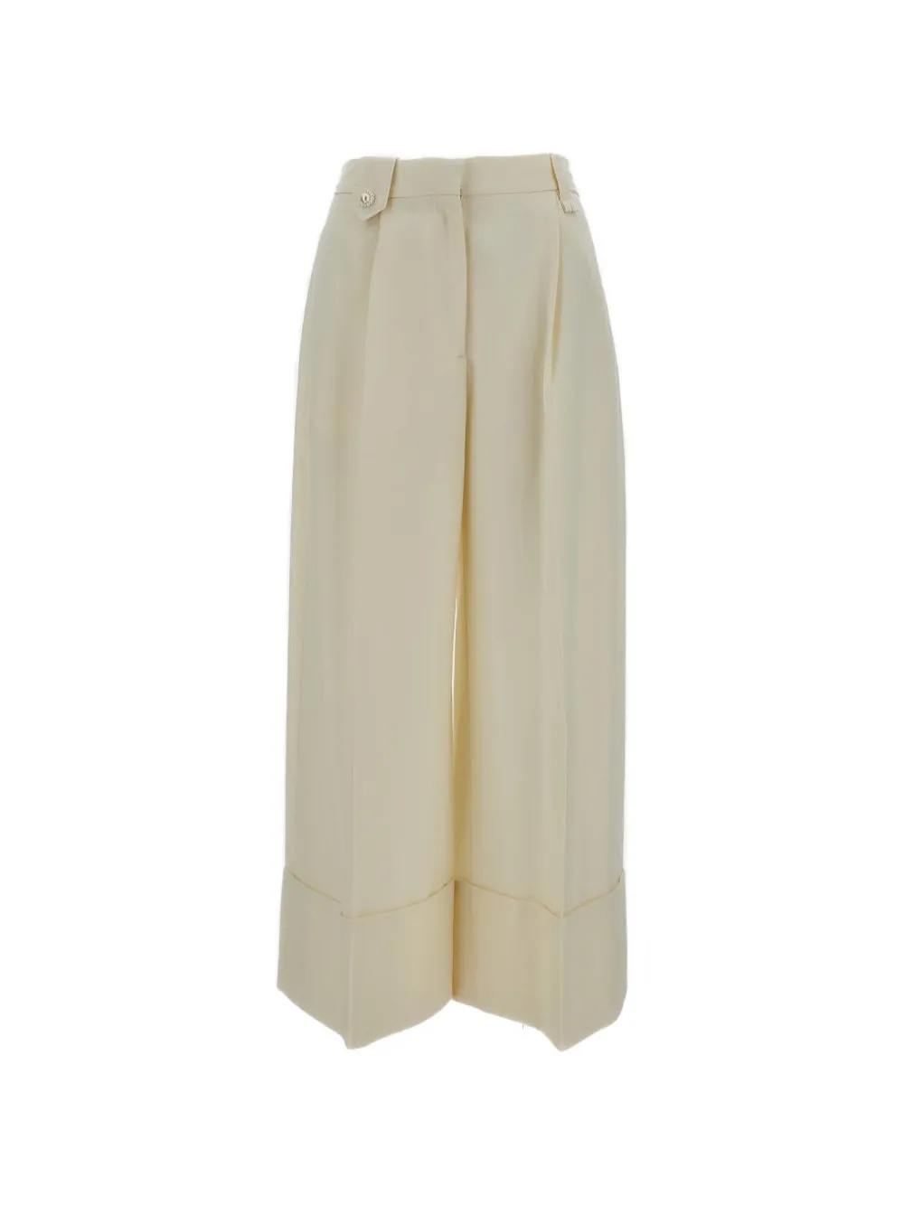 Simone Rocha pearl daisy trousers - Toni neutri