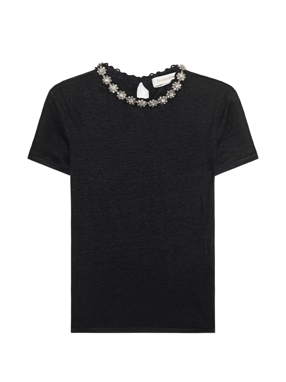 ZIMMERMANN embellished T-shirt - Nero