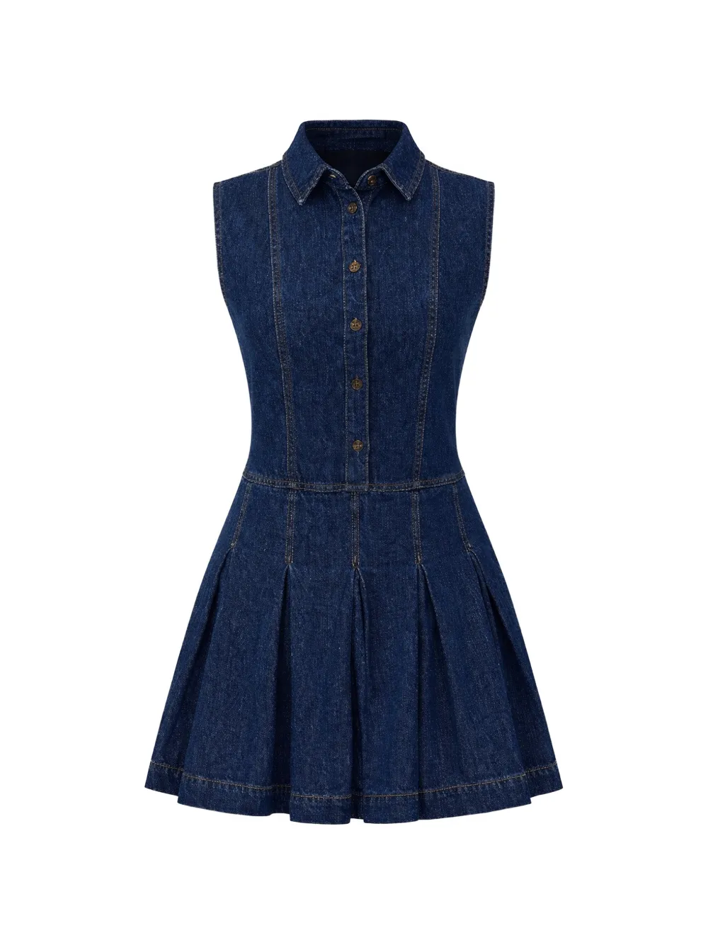 Reformation Arella denim mini dress - Blu