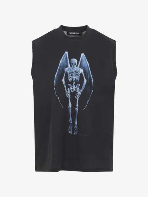 OUR LEGACY  Breathe print tank 