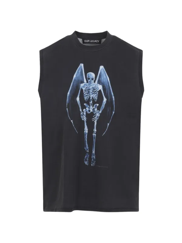 OUR LEGACY Breathe Print Tank | Black | FARFETCH ID