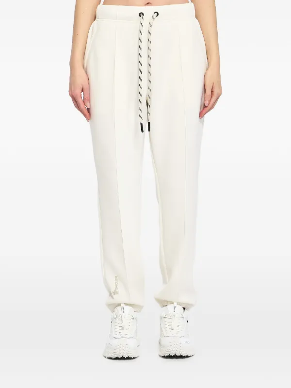 Moncler Grenoble Elasticated Pleated Sport Trousers in Neutrals