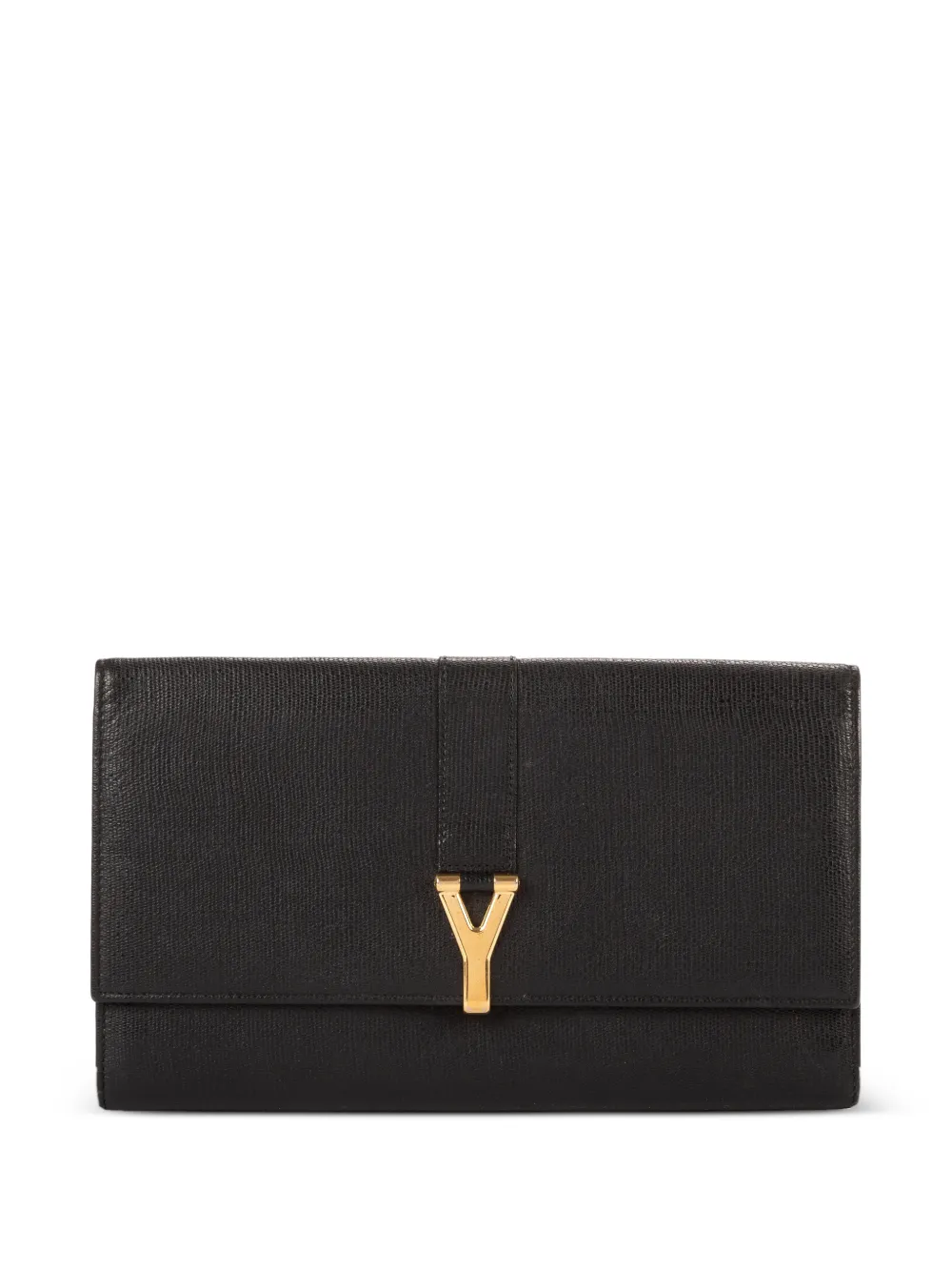 Saint Laurent Pre-Owned Classic Y Line clutch bag - Nero