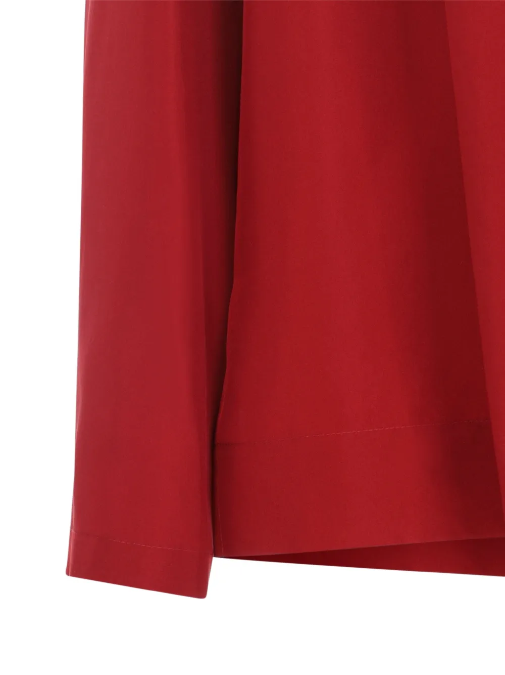  Carven Draped V-neck Blouse - Red 