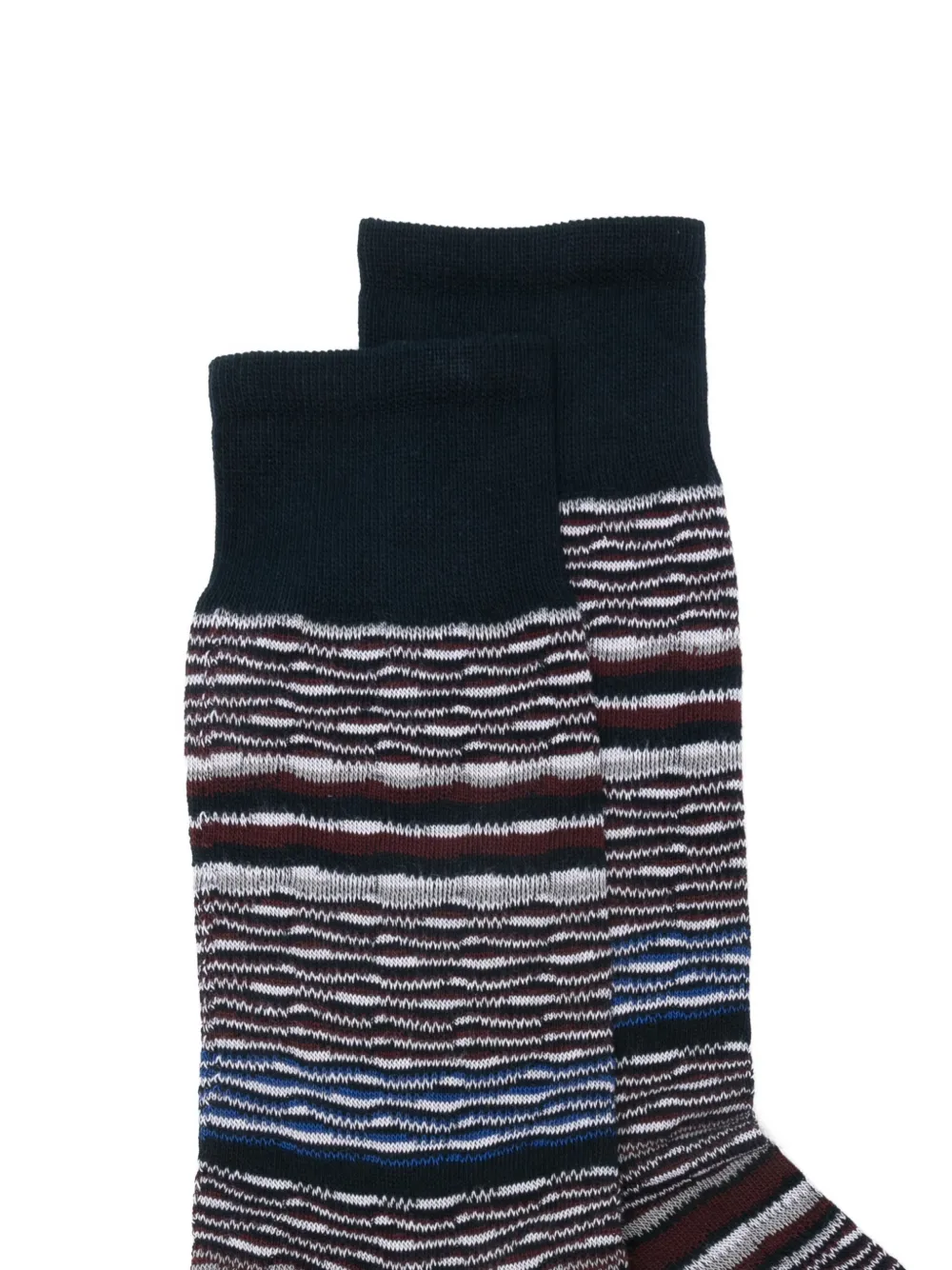  Missoni Patterned Socks - Blue 