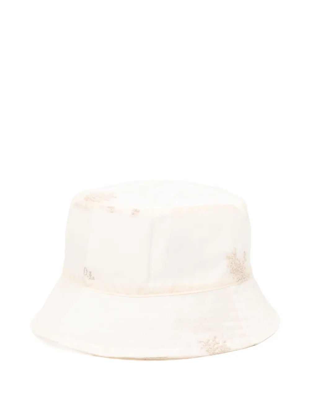 OUR LEGACY embroidered-floral bucket hat - Toni neutri