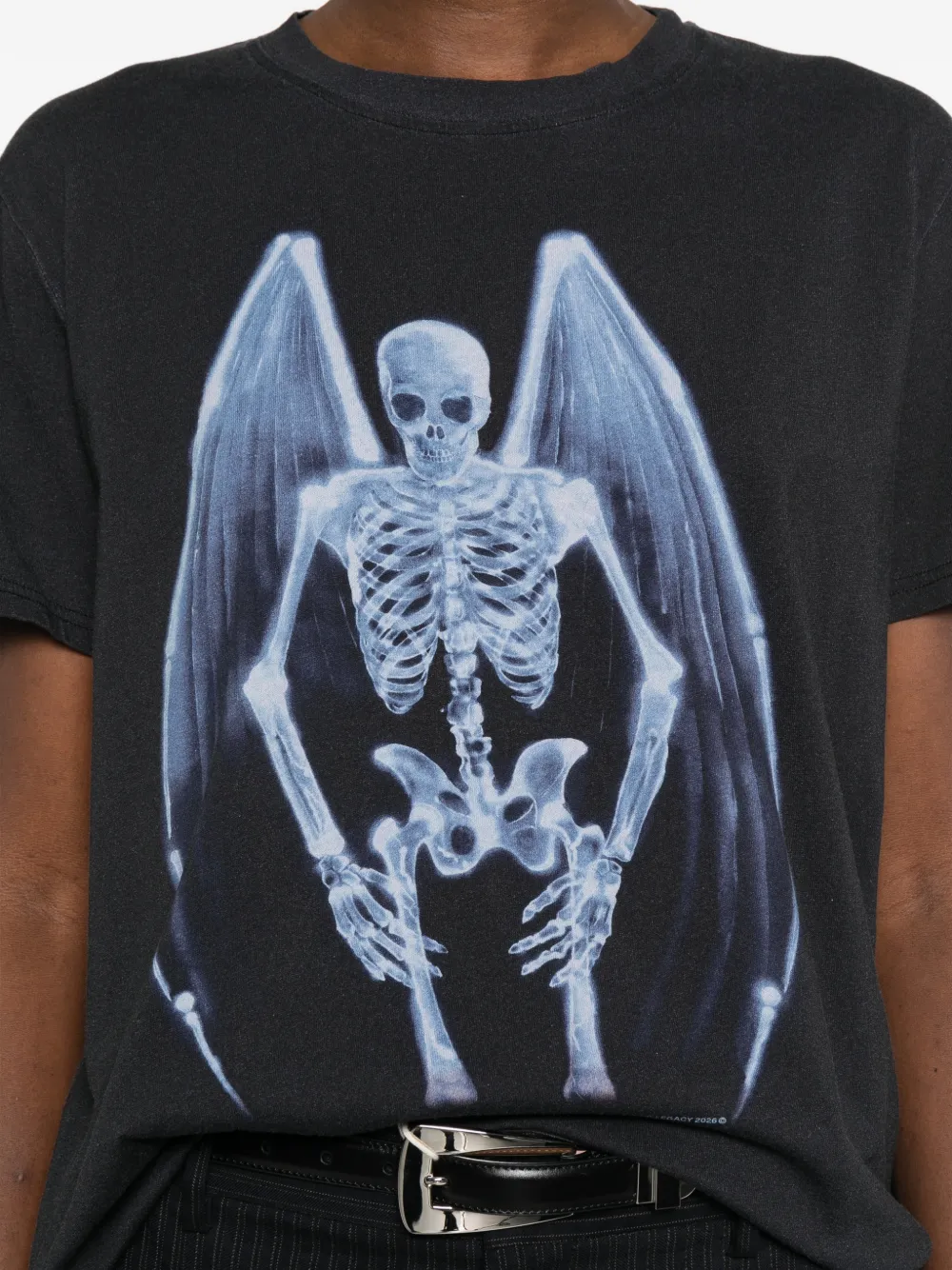OUR LEGACY T-shirt met grafische print Zwart