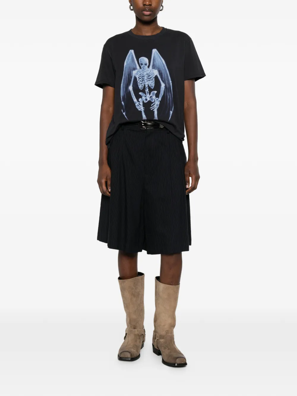 OUR LEGACY T-shirt met grafische print Zwart