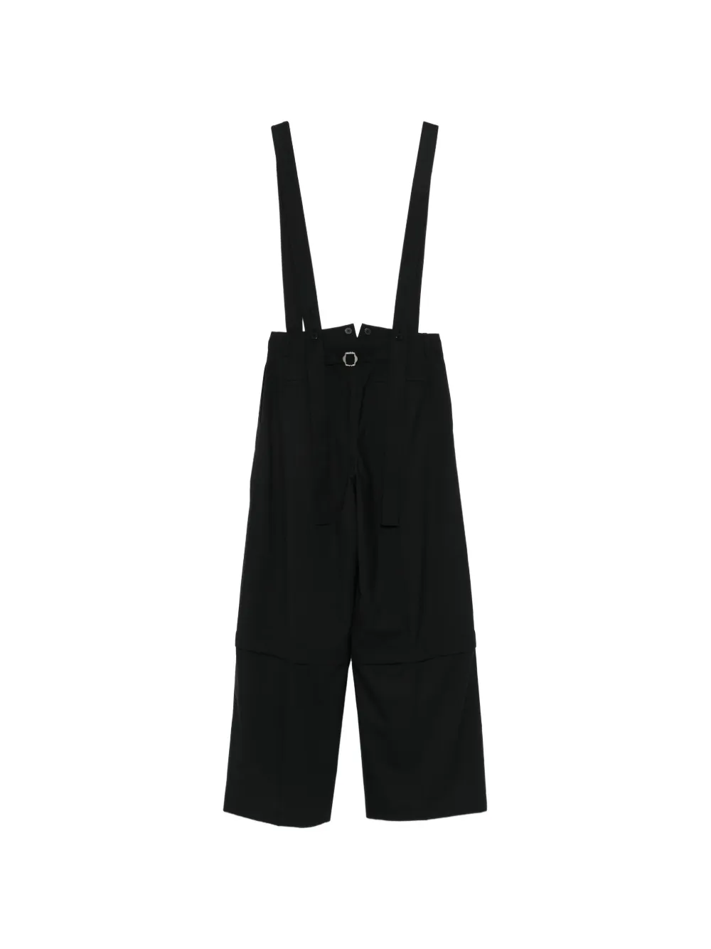  Juun.j Suspenders Palazzo Pants - Black 