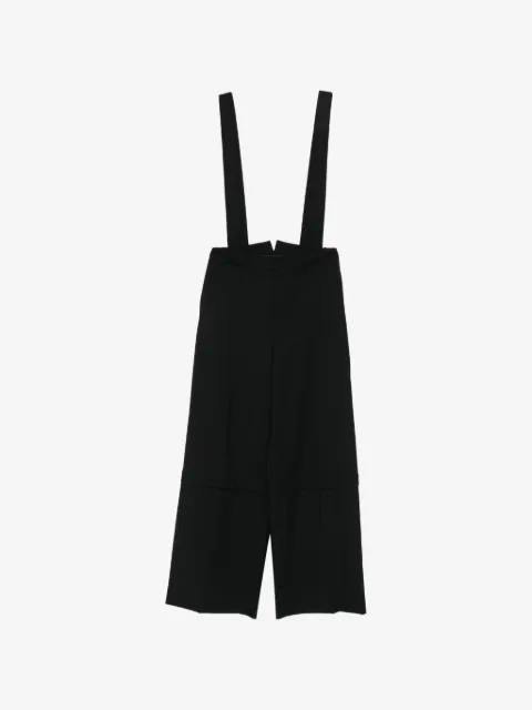 Juun.J pantalon palazzo à bretelles
