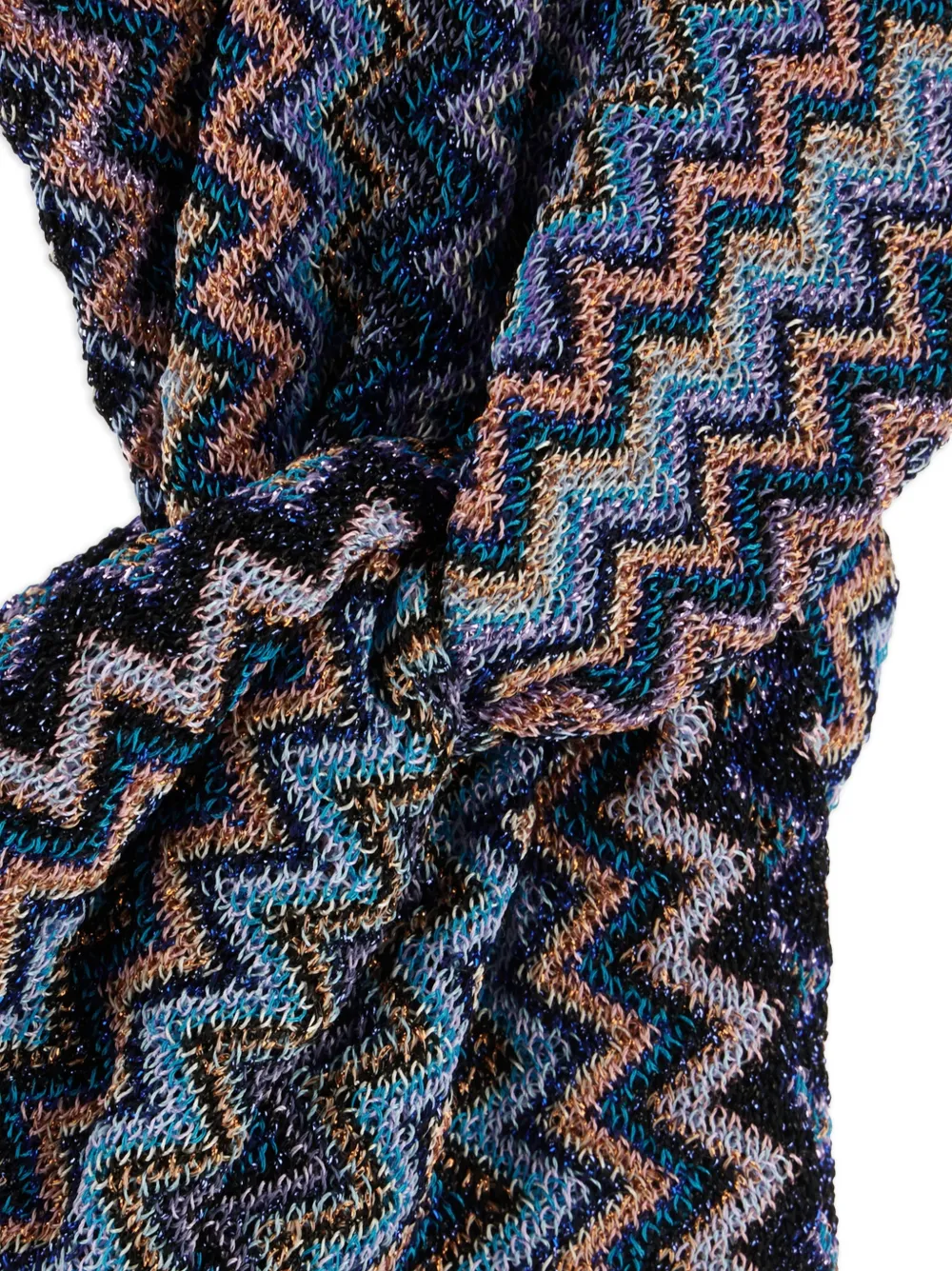  Missoni Knotted Headband - Blue 