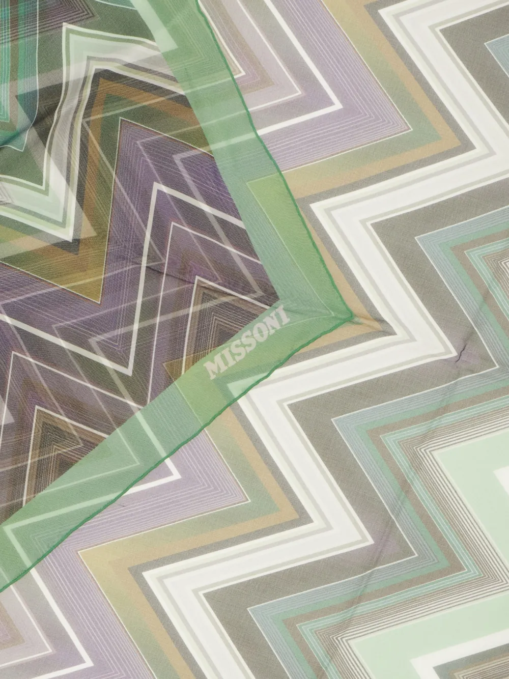 Missoni Sjaal met zigzag-print Grijs