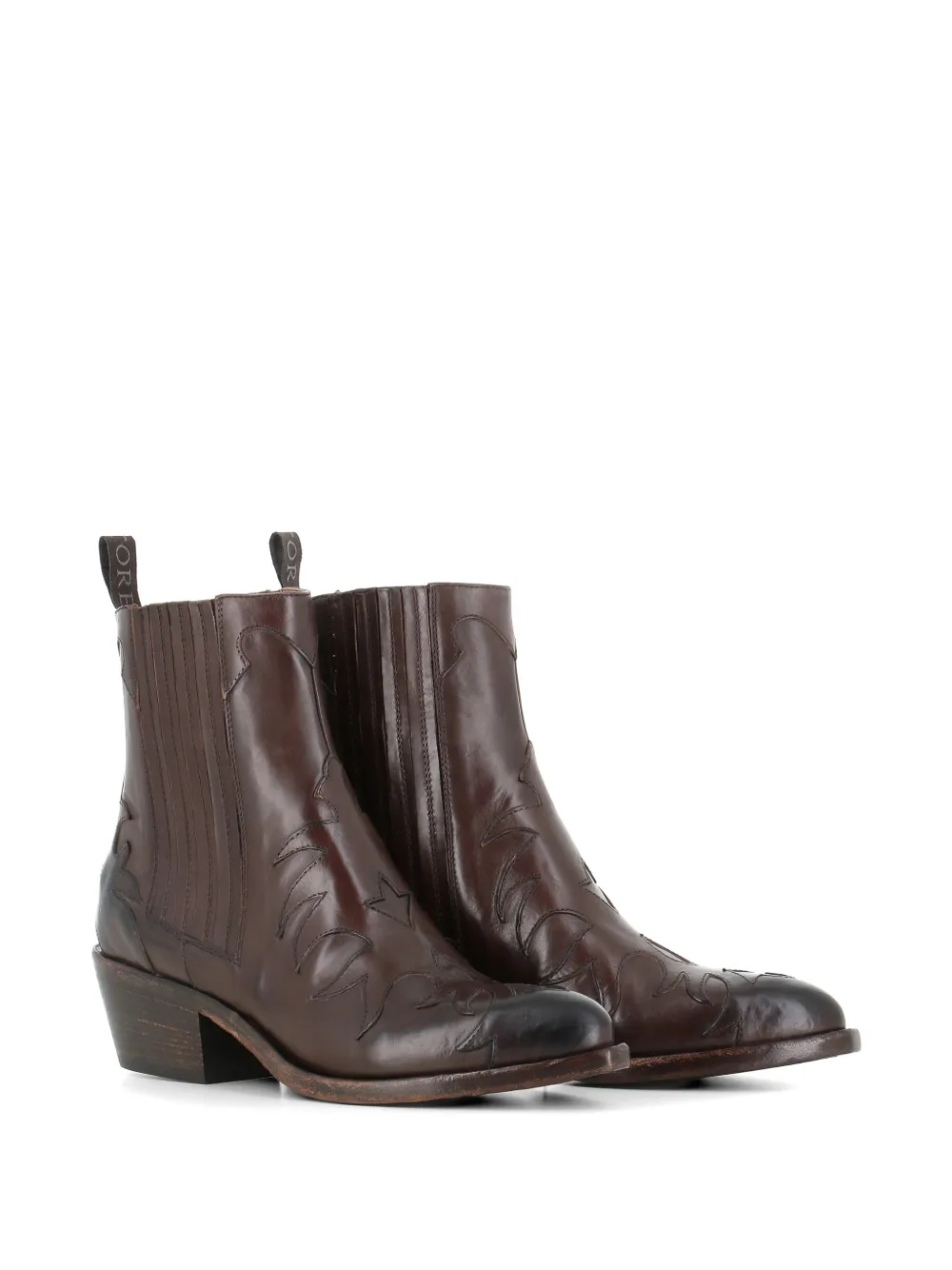 Sartore patterned leather boots Bruin