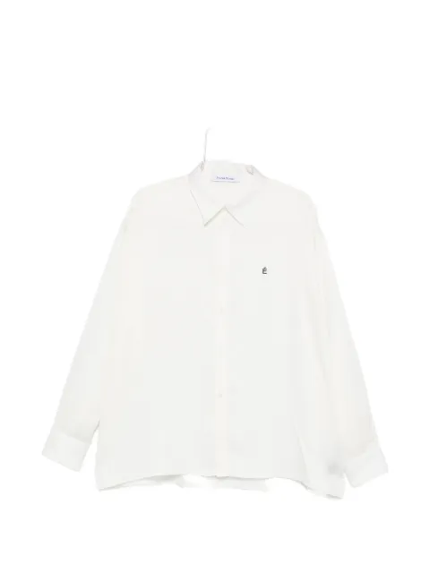 Études Studio logo-embroidered oversized shirt