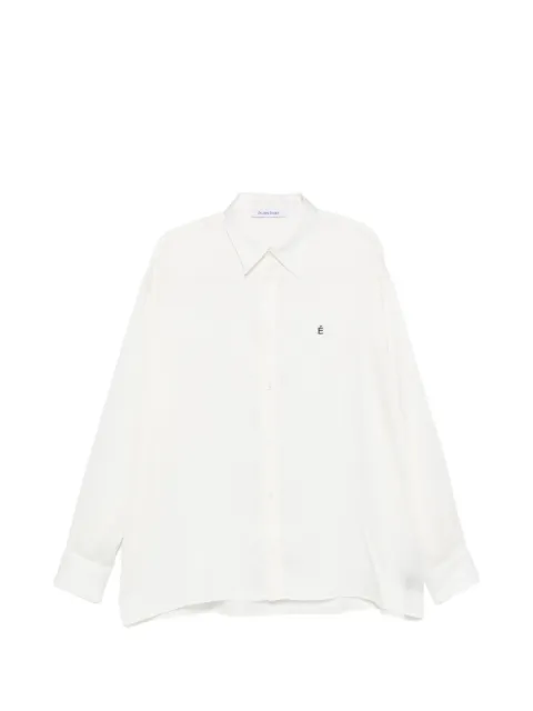 Études Studio logo-embroidered oversized shirt
