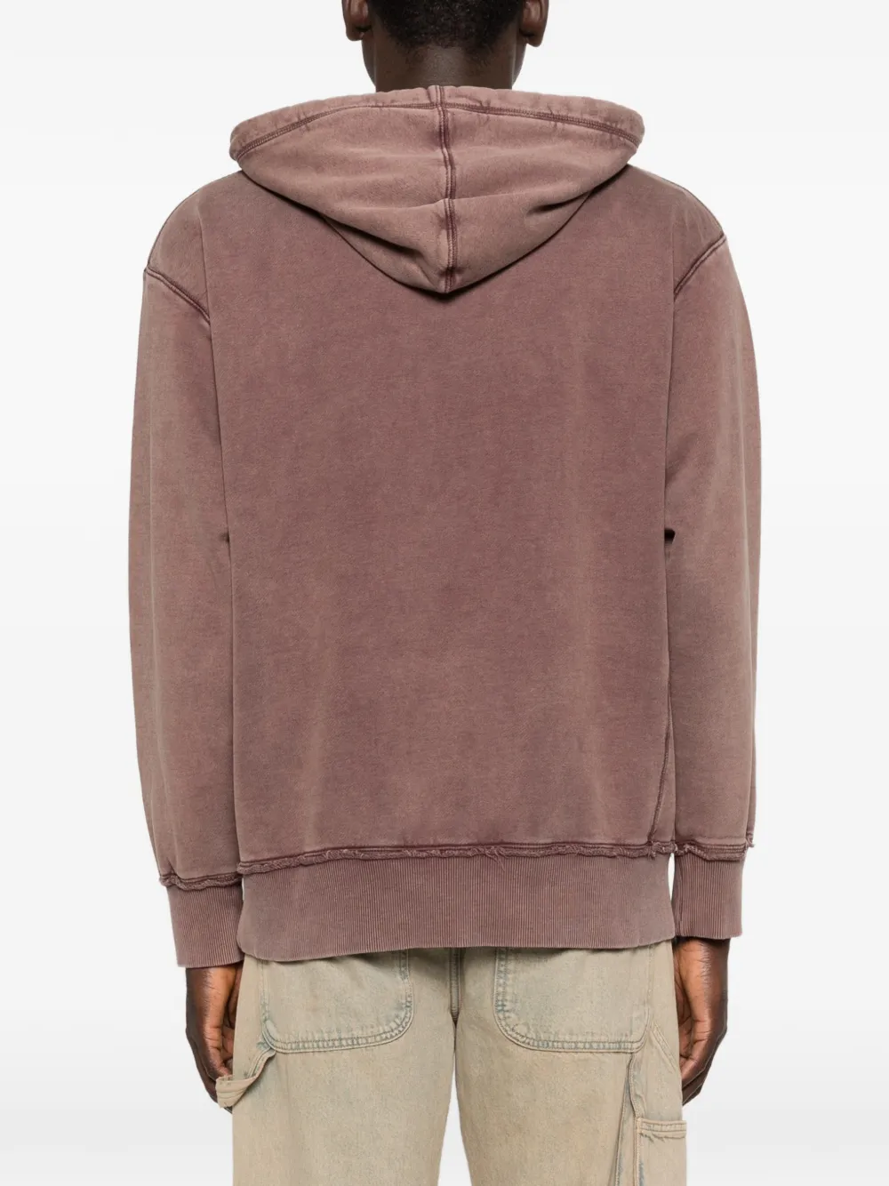 Études Studio Hoodie met geborduurd logo Rood